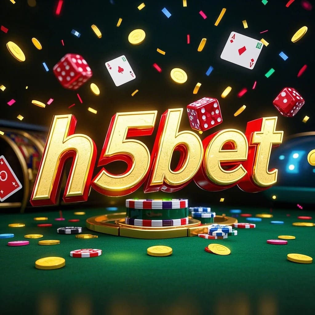 Imagem promocional da h5bet mostrando a plataforma e suas vantagens
